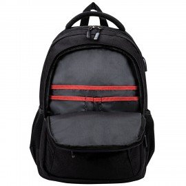 Рюкзак BRAUBERG URBAN универсальный с отделением для ноутбука, USB-порт, "Kinetic", черный, 46х31х18 см, 270798