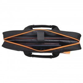 Сумка портфель BRAUBERG OFFICE с отделением для ноутбука 17,3", черная, 34х44х6 см, 270826