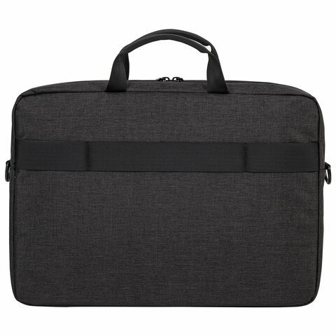 Сумка-портфель BRAUBERG "Pragmatic" с отделением для ноутбука 15-16", серо-черная, 30х42х8 см, 270827