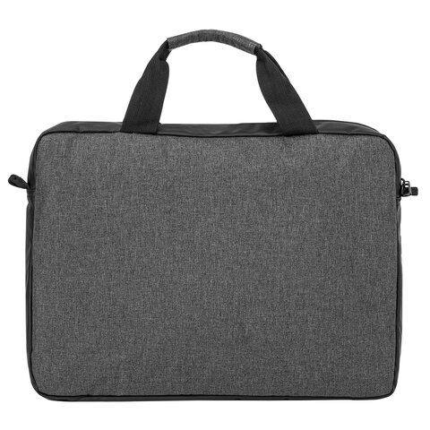 Сумка-портфель BRAUBERG "Forward" с отделением для ноутбука 15,6", темно-серая, 29х40х9 см, 270832