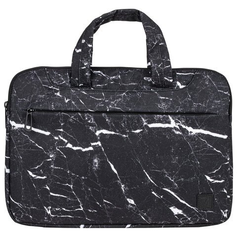 Сумка-портфель BRAUBERG "Marble" с отделением для ноутбука 13-14", 3 кармана, 26х36х3 см, 270835