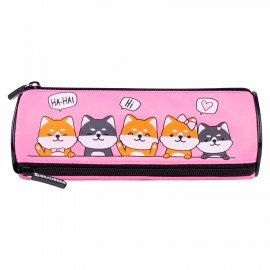 Пенал мягкий BRAUBERG, 3 отделения, нейлон, 21х7х7 см, "Puppies", 270839