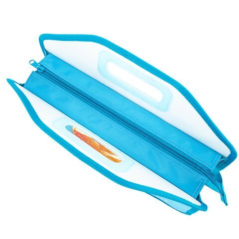 Папка-сумка ЮНЛАНДИЯ, 1 отделение, фетровые ручки, 34х30х11 см, "Moon fox", 270996