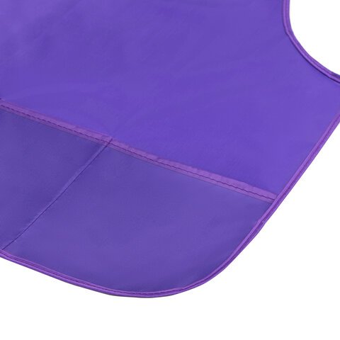 Накидка фартук с нарукавниками для труда ПИФАГОР, 3 кармана, увеличенный размер, 45x60 см, фиолетовый, 271093