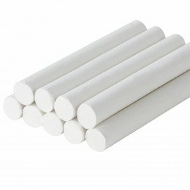 Мел белый круглый мягкий 100 штук, BRAUBERG "АКАДЕМИЯ", картонная упаковка (АЛГЕМ), 271146