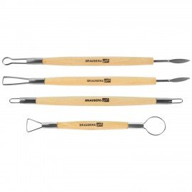 Набор инструментов для лепки и моделирования, 30 шт. в скрутке, BRAUBERG ART CLASSIC, 271176