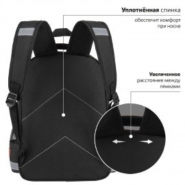 Рюкзак ПИФАГОР SCHOOL, 1 отделение, 3 кармана, "Street legend", 38x28х14 см, 271409