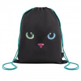 Папка на молнии с ручками А4, мешок для обуви 42х33 см, пенал 20х10 см, "Black cat" НАБОР BRAUBERG, 271434