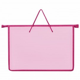 Папка на молнии с ручками ПИФАГОР А4, 1 отделение, пластик, ручки-шнурок, "Best Buds", 271469