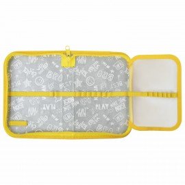 Пенал ПИФАГОР, 1 отделение 1 откидная планка, полиэстер, 19х13 см, "Street Legend", 271519