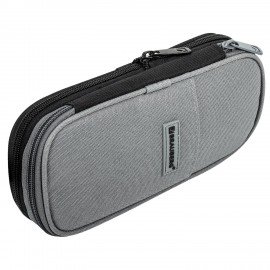 Пенал-трансформер BRAUBERG, полиэстер, 22х10х3 см, "Charcoal gray", 271561