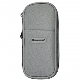 Пенал-трансформер BRAUBERG, полиэстер, 22х10х3 см, "Charcoal gray", 271561