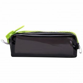 Пенал BRAUBERG с объемной "тракторной" молнией, 1 отделение, ПВХ, 22х8х6,5 см, "Neon green", 271564