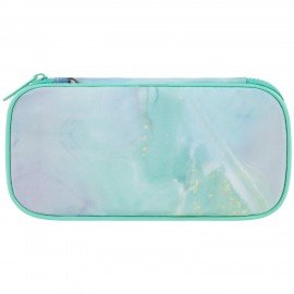 Пенал-органайзер BRAUBERG, 1 отделение, полиэстер, 22x11,5x6 см, "Mint marble", 271571