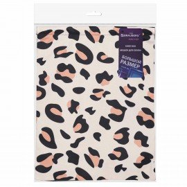 Мешок для обуви BRAUBERG большой удобный с ручкой, 51х41 см, "Wild spots", 271593