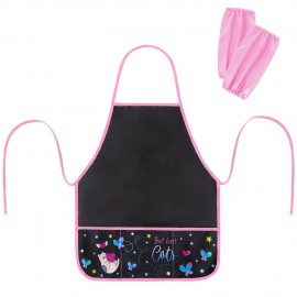 Фартук с нарукавниками для уроков труда BRAUBERG, 3 кармана, 45x54 см, "Cats First", 271634