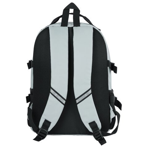 Рюкзак BRAUBERG TRILL универсальный, 3 отделения, серый с черными вставками, 43х31х14 см, 271658