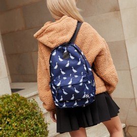 Рюкзак BRAUBERG POSITIVE универсальный, карман-антивор, "Ducks", 42х28х14 см, 271681