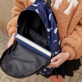 Рюкзак BRAUBERG POSITIVE универсальный, карман-антивор, "Ducks", 42х28х14 см, 271681