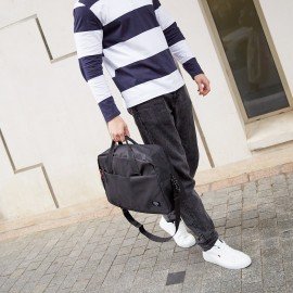 Сумка спортивная BRAUBERG MOVE, черная, 45x30x20 см, 271689