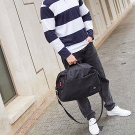 Сумка спортивная BRAUBERG MOVE, черная, 45x30x20 см, 271689