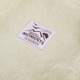 Сумка шоппер BRAUBERG MOMENTS, вельвет, 35х30 см, бежевый, 271906