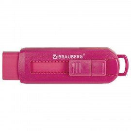 Ластик выдвижной BRAUBERG "Slider", 88х26х21 мм, яркие цвета корпуса ассорти, 271985