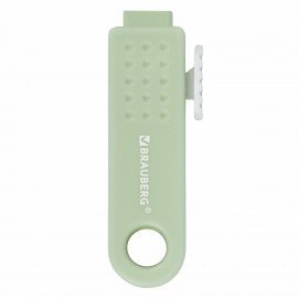 Ластики выдвижные BRAUBERG "Slider Mini", НАБОР 3 ШТУКИ, 68х12х8 мм, пастельные цвета, блистер, 271992