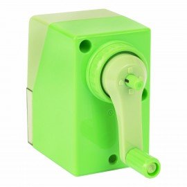 Точилка механическая ЮНЛАНДИЯ "Cosmos", для чернографитных и цветных карандашей, корпус зелёный, 272000