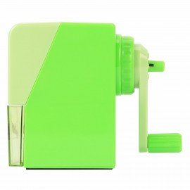 Точилка механическая ЮНЛАНДИЯ "Cosmos", для чернографитных и цветных карандашей, корпус зелёный, 272000