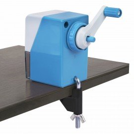 Точилка механическая ЮНЛАНДИЯ "Cats", для чернографитных и цветных карандашей, корпус голубой, 272001