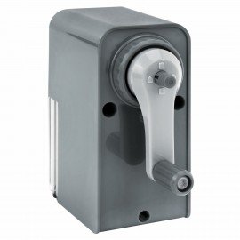 Точилка механическая BRAUBERG CLASSIC, для чернографитных и цветных карандашей, корпус светло-серый, 272002