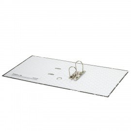 Папка-регистратор STAFF "Profit" с мраморным покрытием, 75 мм, черная, СЪЕМНЫЙ МЕХАНИЗМ, 272007