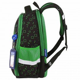 Ранец BRAUBERG FIT, 2 отделения, "Night warrior", 38х27х14 см, 272023