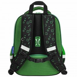 Ранец BRAUBERG FIT, 2 отделения, "Night warrior", 38х27х14 см, 272023