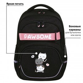 Рюкзак BRAUBERG MOTION, 2 отделения, 3 кармана, "Cat tower", 41х28х17 см, 272033