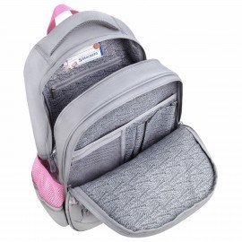 Рюкзак BRAUBERG SOFT, 2 отделения, 3 кармана, "Sleepy cat", СВЕТЯЩИЙСЯ, 40х31х15 см, 272035