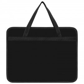 Папка на молнии с ручками BRAUBERG А4, 1 отделение, пластик, 80 мм, "Butterfly catcher", 272165