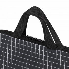 Папка на молнии с ручками BRAUBERG А4, 1 отделение, полиэстер, 20 мм, "Checkered", 272173