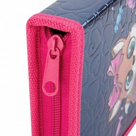 Пенал ЮНЛАНДИЯ, 1 отделение, металлизированный картон, конгрев, 19х11 см, "Donut worry", 272281