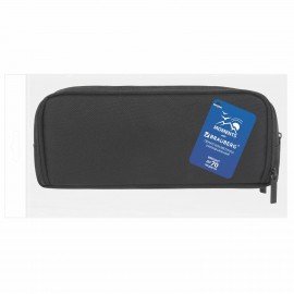 Пенал-органайзер BRAUBERG, 2 откидные планки, полиэстер, 23x9х7 см, "Total black", 272317