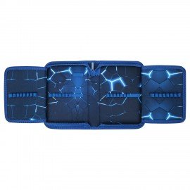 Пенал BRAUBERG, 1 отделение, 2 откидные планки, полиэстер, 21х14 см, Digital lava, 272320