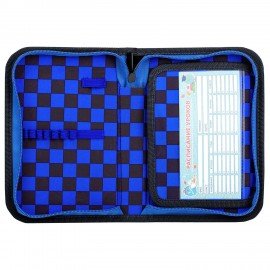 Пенал BRAUBERG, 1 отделение, 1 откидная планка, полиэстер, 21х14 см, "Super car", 272325