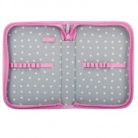 Пенал BRAUBERG, 1 отделение, полиэстер, 21х14 см, "Cat patches", 272327