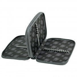 Пенал BRAUBERG, 2 отделения, полиэстер, 21х14 см, "Savage lion", 272331