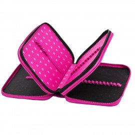 Пенал BRAUBERG, 3 отделения, полиэстер, 21х14 см, "Space sweets", 272332