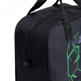 Сумка для занятий BRAUBERG KIDS с ручками, плечевой ремень, 35x25x15 см, "Green ball", 272377