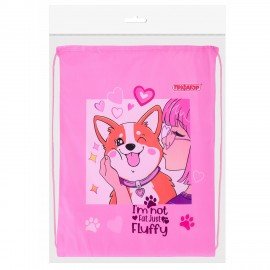 Мешок для обуви ПИФАГОР, 1 отделение, 42х34 см, "Fluffy akita", 272385