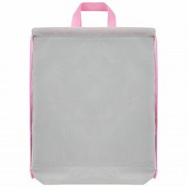 Мешок для обуви ЮНЛАНДИЯ с ручками, боковой карман на молнии, 46х36 см, "Kitties", 272407