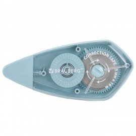 Корректирующая лента BRAUBERG REWIND, 5 мм х 16 м, ВЫГОДНАЯ УПАКОВКА 3 штуки в блистере, механизм перемотки, 272491
